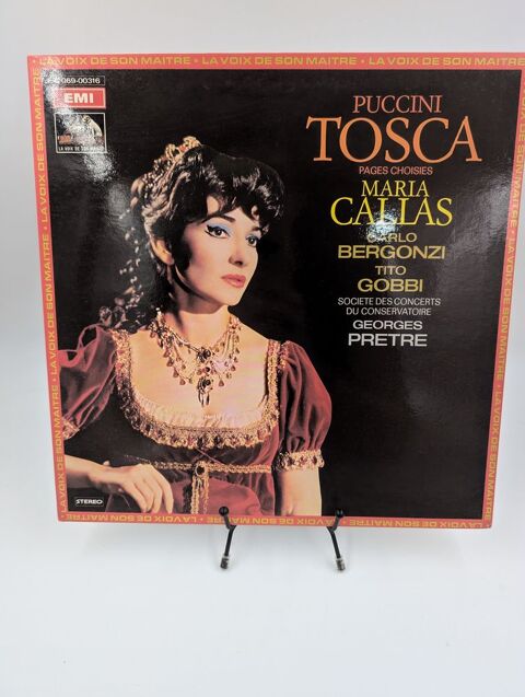 Vinyle 33 tours Puccini Tosca, Maria Callas, Carlo Bergonzi 7 Vulbens (74)