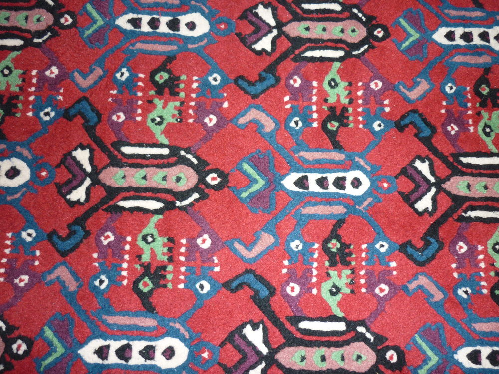Tapis tiss&eacute; main Décoration