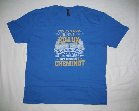 Maillot à message  cheminot  3 Amiens (80)