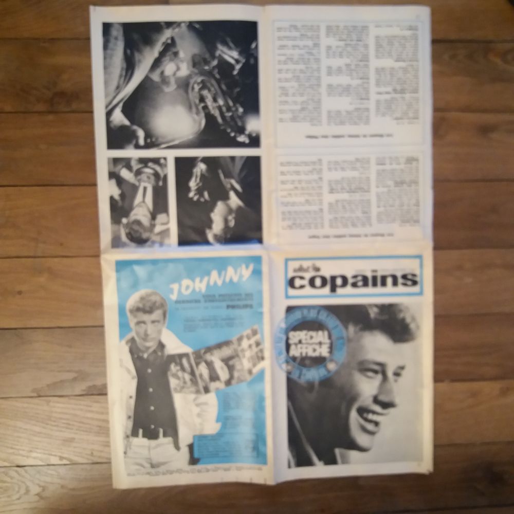 Sp&eacute;cial Affiche N&deg; 1 Johnny Halliday, Salut les copains CD et vinyles