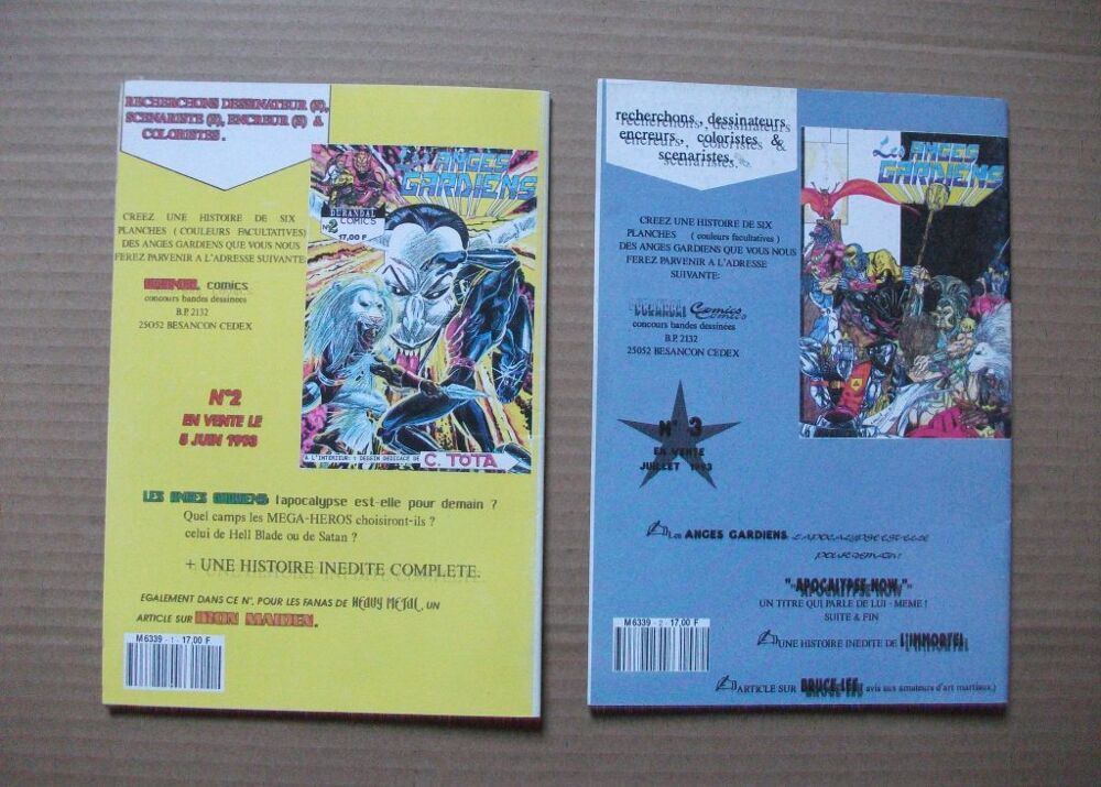 LOT 6 albums Les Anges Gardiens ~ Mutant (1995) Livres et BD