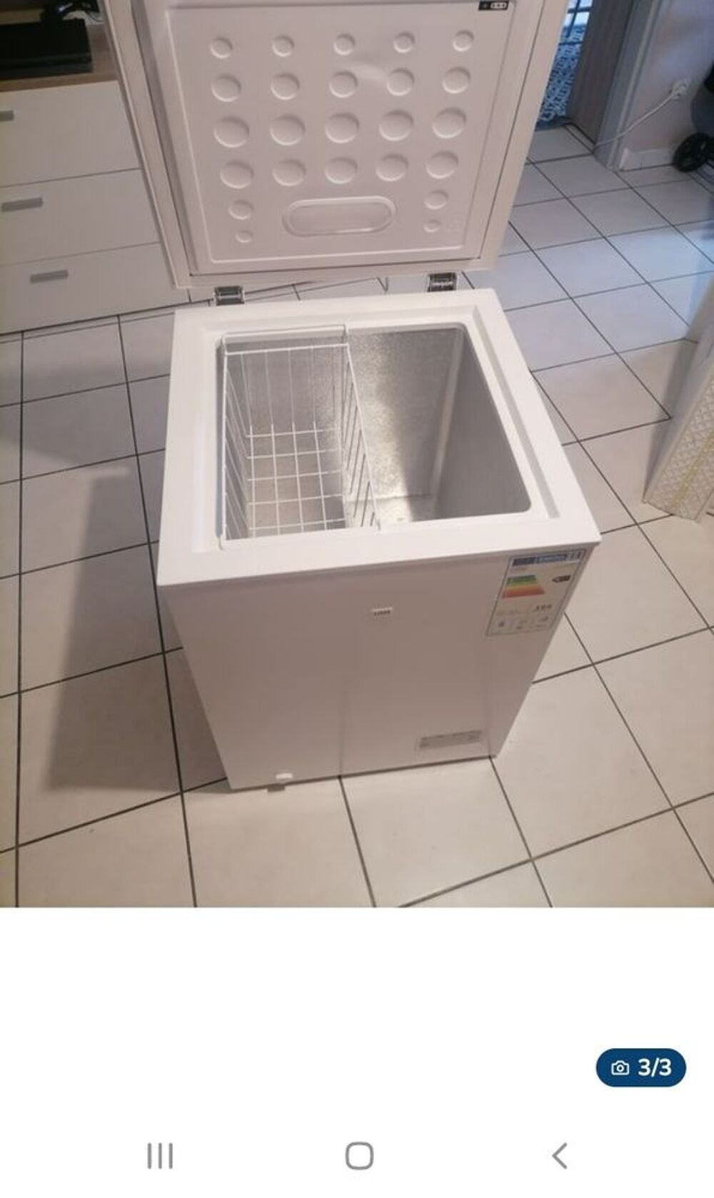 Cong&eacute;lateur coffre Listo Electroménager