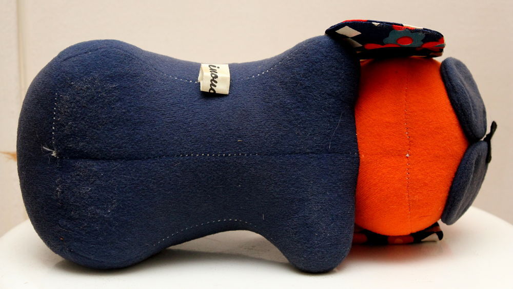Poup&eacute;e en chiffon CHIEN vintage 70 marque Minouche Jeux / jouets