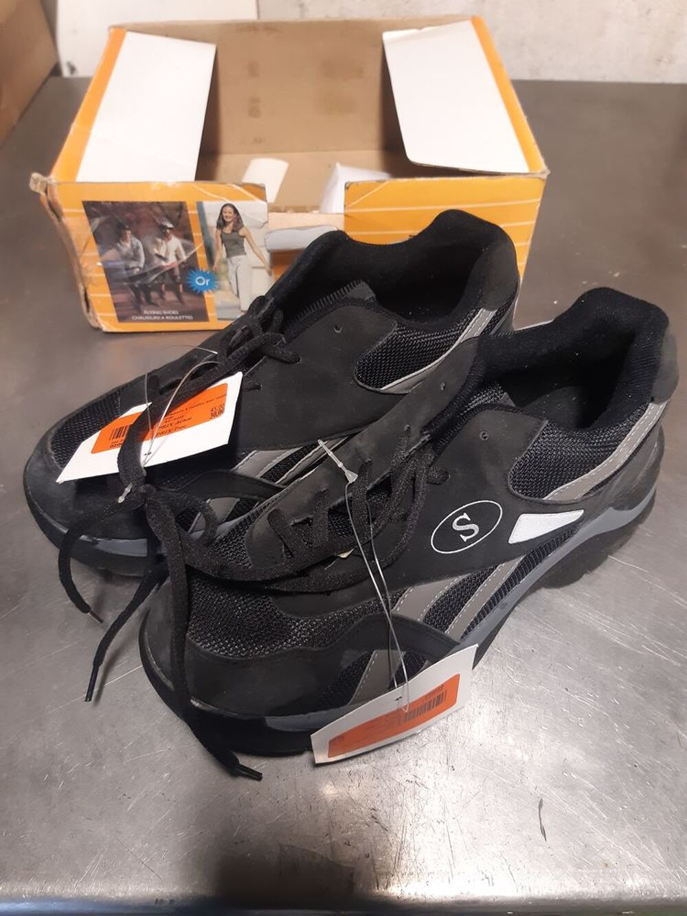 Chaussures Sky Shoes Slider Noires 42 Chaussures