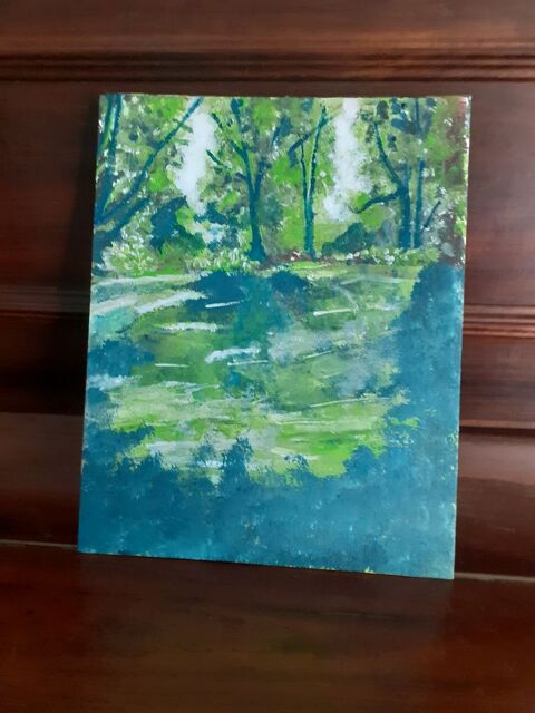 peinture  la for�t  30 La Romagne (49)