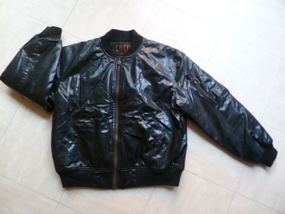 BLOUSON noir - VESTE gris clair - 40 / 42 - zoe Vêtements
