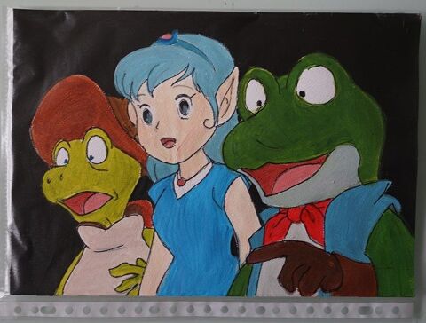peinture - les aventures-du bosco  - sur papier aquarelle fo 4 Fougères (35)