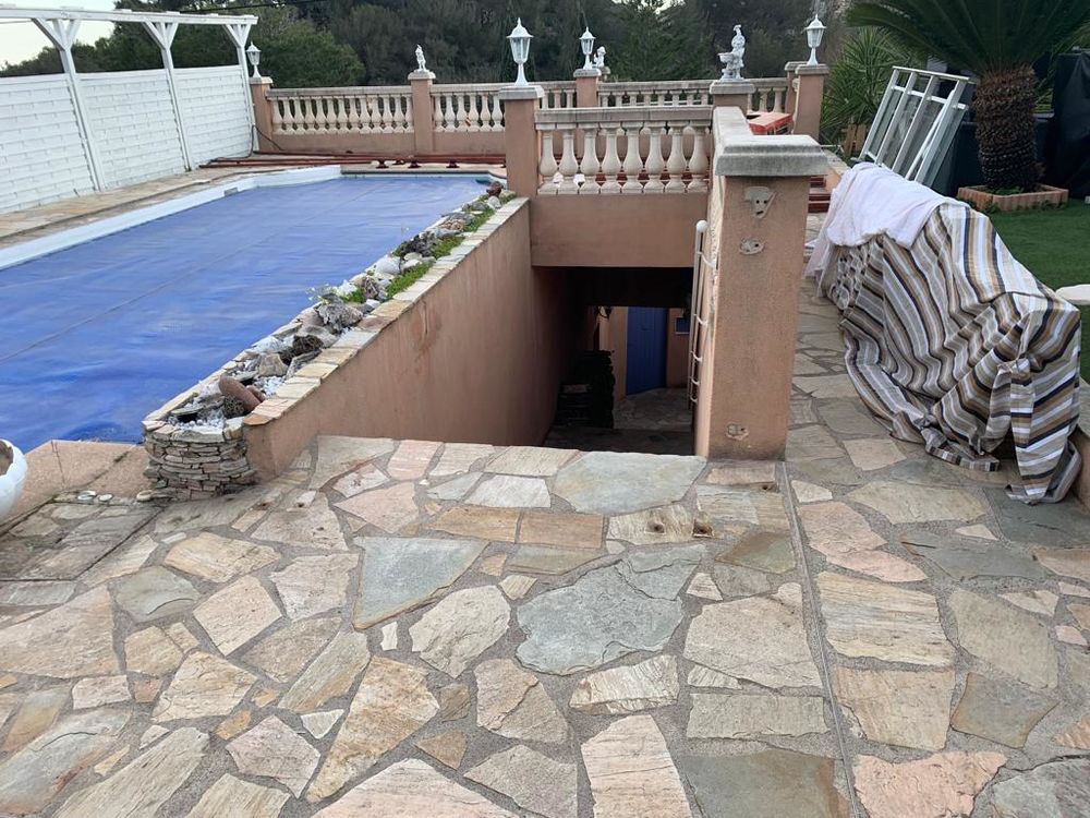 Bache piscine Jardin