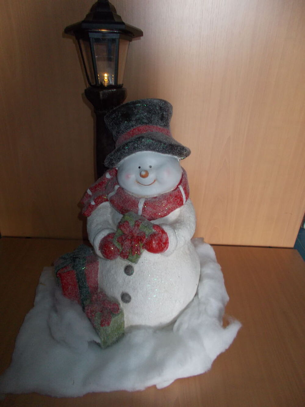 BONHOMME DE NEIGE LANTERNE Décoration