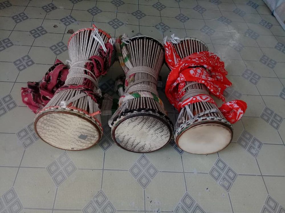 La tama s&eacute;n&eacute;galais 
Instruments de musique