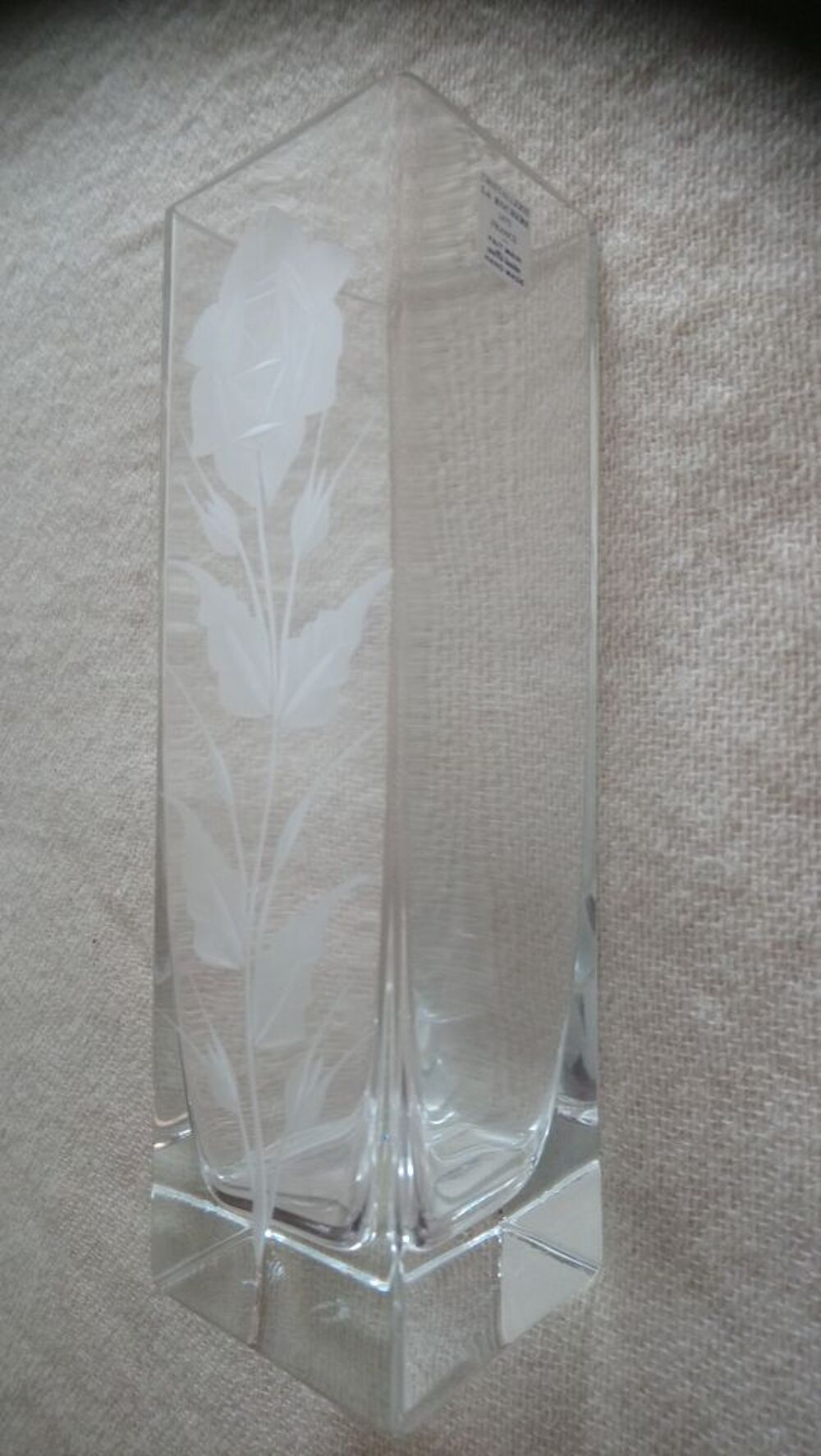 GRAND VASE EN VERRE SOUFFL&Eacute; Décoration