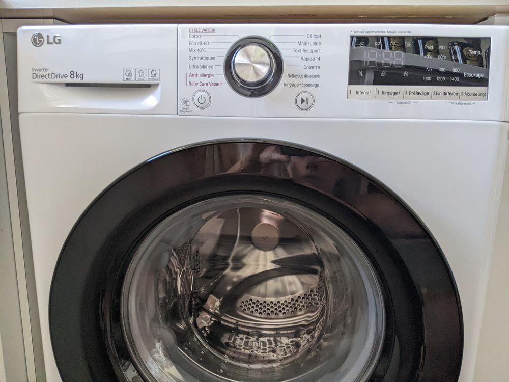 Lave-linge hublot LG F84V35WHS tr&egrave;s bon &eacute;tat Electroménager