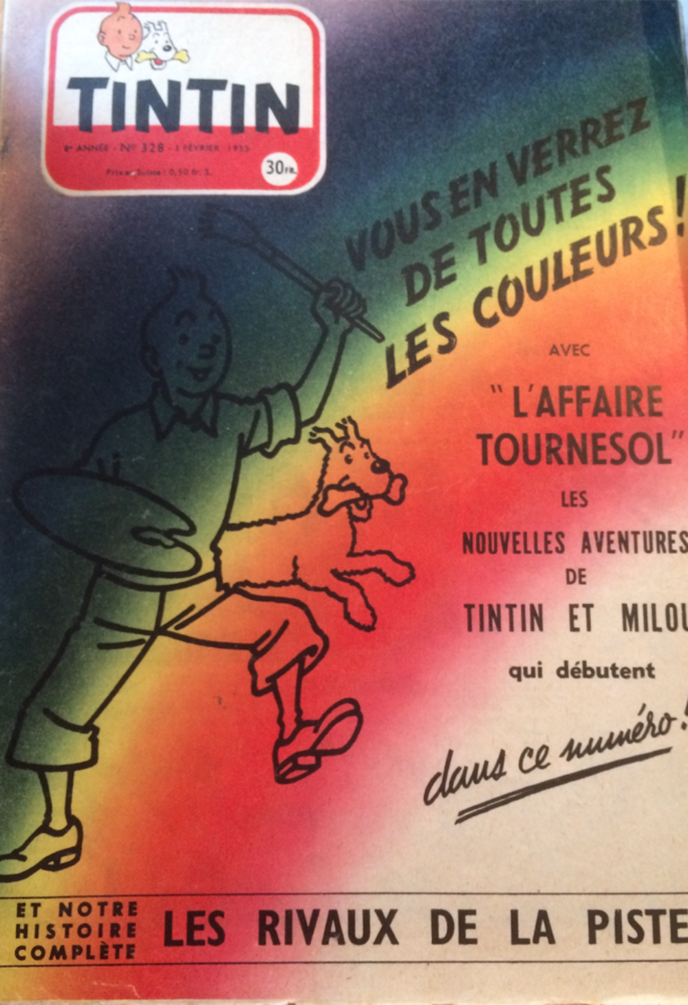 COLLECTOR LOT JOURNAL TINTIN 1954 et 1955 Livres et BD