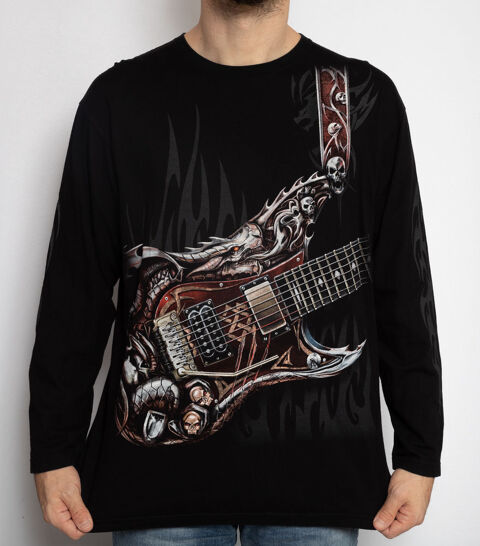 T-Shirt manches longues avec motif guitare 20 Montataire (60)