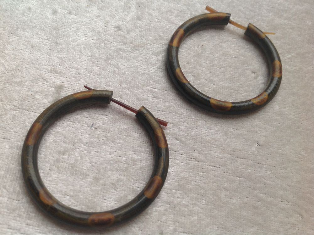 BOUCLES ANNEAUX ETHNIQUE DIAM. 5,2cm Envoi Possible Bijoux et montres