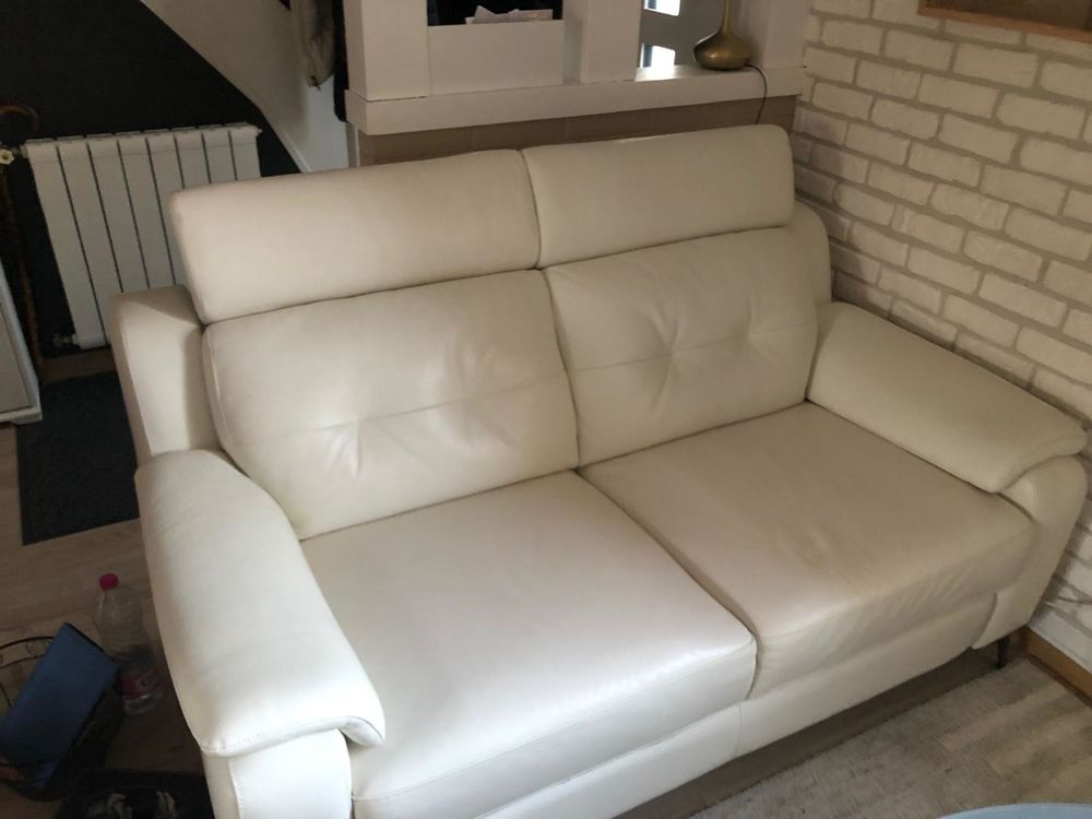 Canap&eacute; et fauteuil cuir Meubles