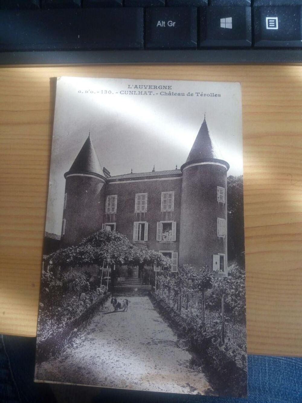 CARTE POSTALE DE TEROLLES AUVERGNE N&deg; 130 J.GOUTTEFANGEAS 
