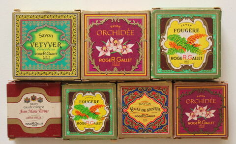 Savons invit�s ou voyage ROGER & GALLET 10 Issy-les-Moulineaux (92)