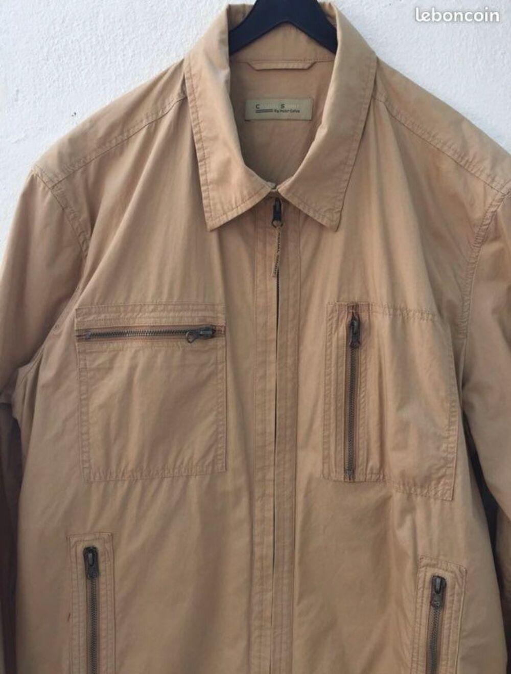 Veste d'&eacute;t&eacute; l&eacute;g&egrave;re Homme taille L 100% Coton, comme neuve Vêtements