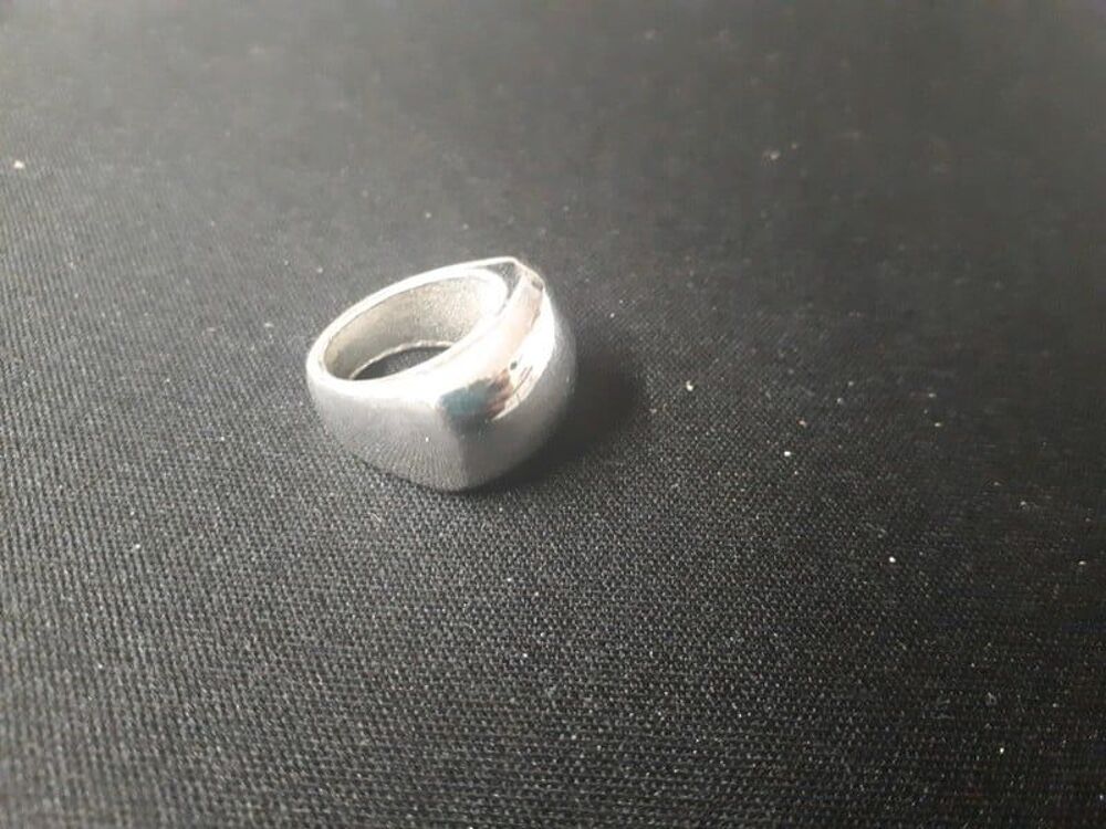 Bague argent&eacute; large T48 Bijoux et montres