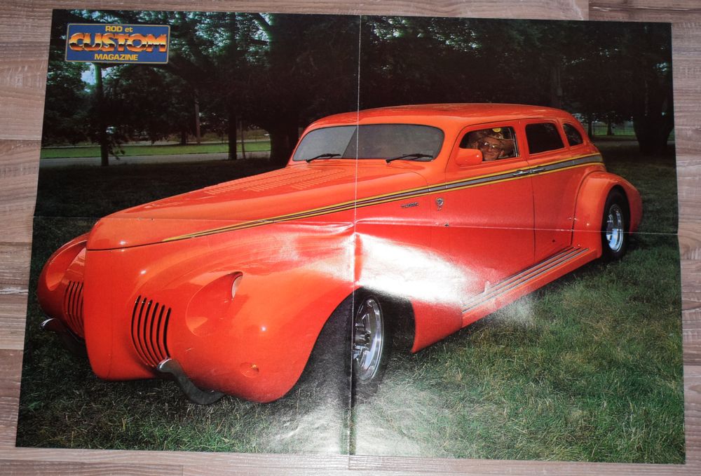 -Poster Rod et Custom - Wv Cox d&eacute;capotable et Chevrolet 