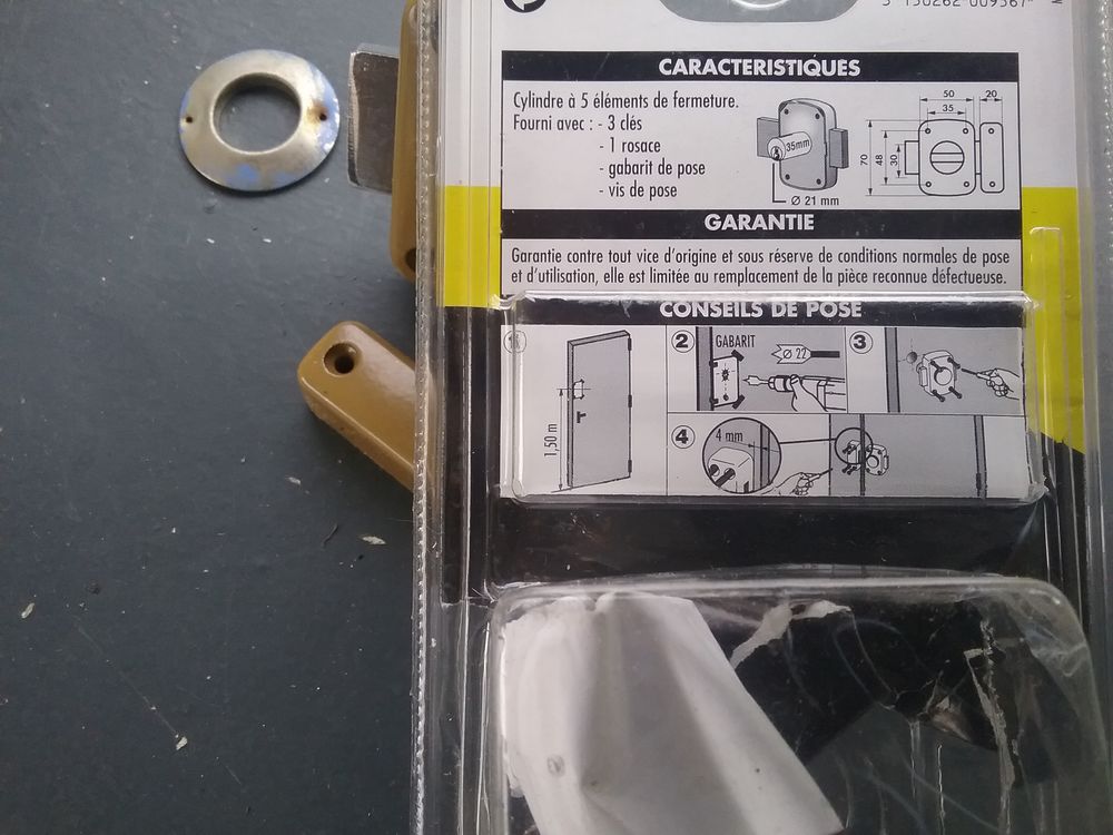Serrure de porte comme neuve Bricolage