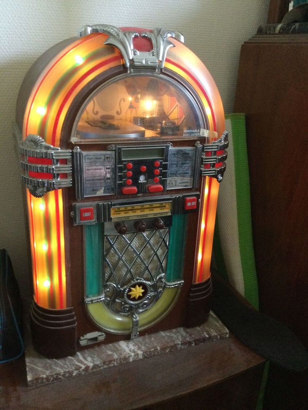juke box mini cd et radio CD et vinyles