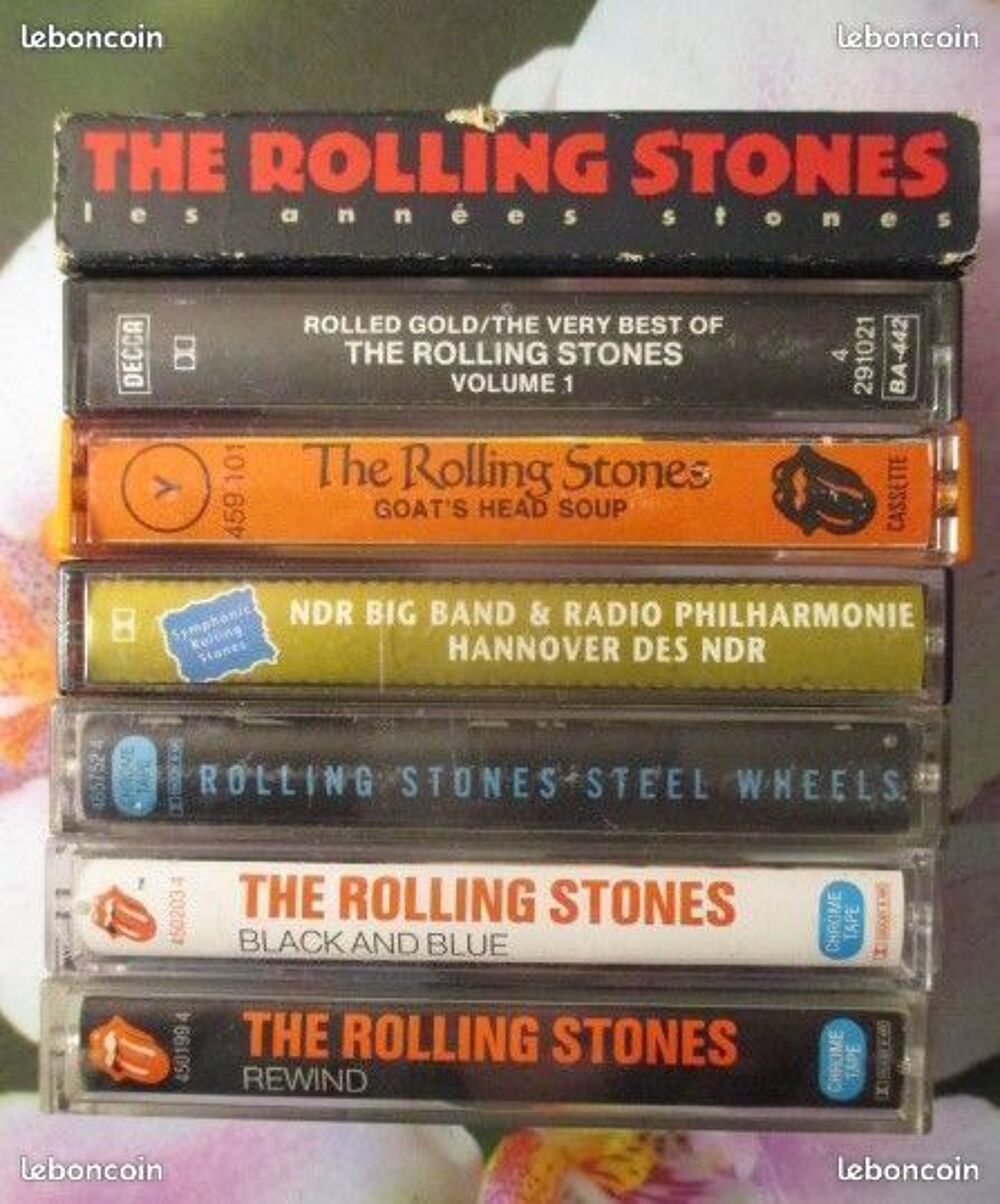 Cassettes audio The Rolling Stones CD et vinyles
