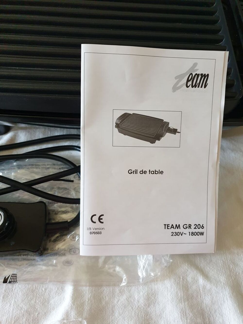Gril de table - Plancha Electroménager