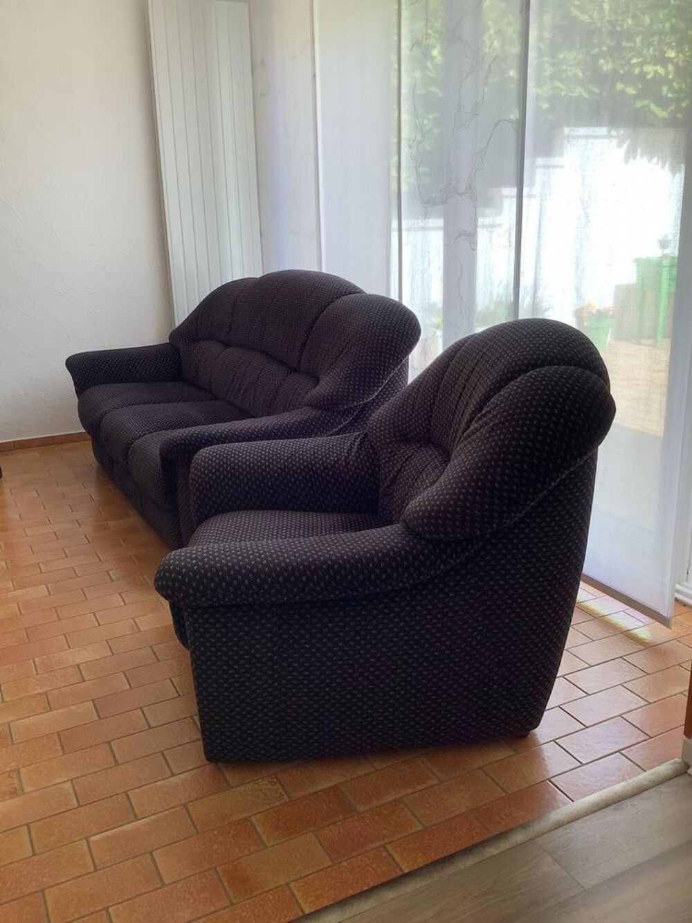 Ensemble canap&eacute; + fauteuil Meubles
