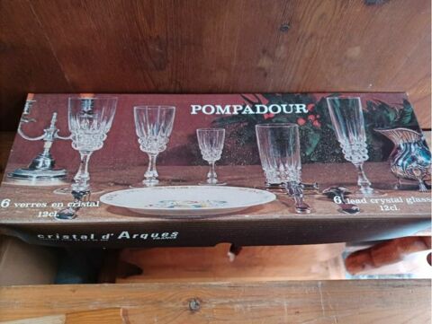 VERRE CRISTAL D'ARQUES COLLECTION POMPADOUR 18 Marcq-en-Barœul (59)
