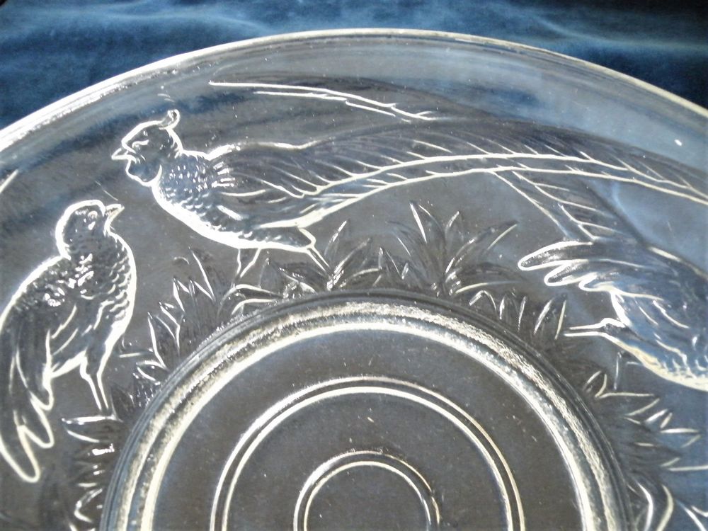 Grande coupe, centre de table &agrave; d&eacute;cor de faisans VERLUX Décoration