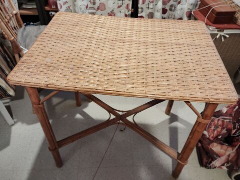 table rotin et 2 chaises 80 Vernon (27)