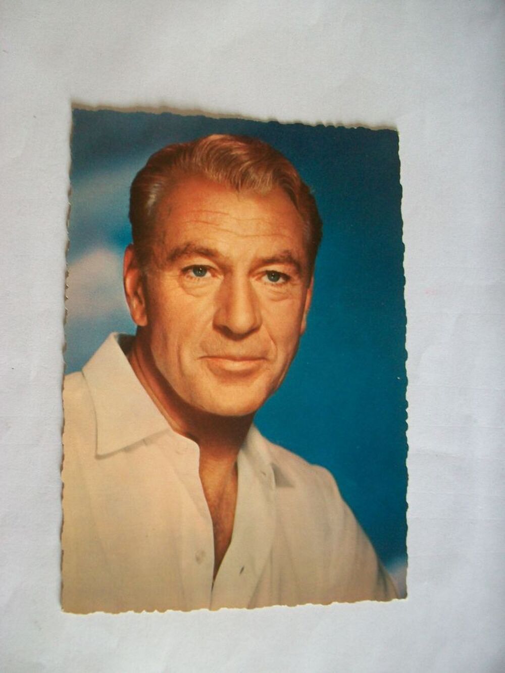 CPA Gary Cooper par Sam Levin 1950 originale collection 