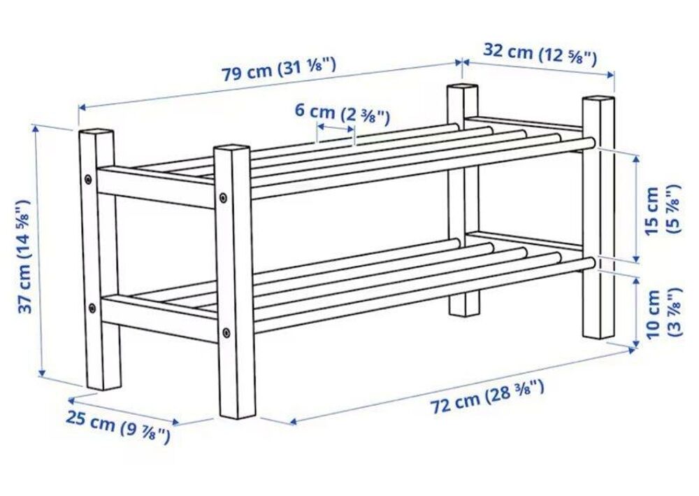 &Eacute;tag&egrave;re &agrave; chaussures IKEA Tjusig Meubles