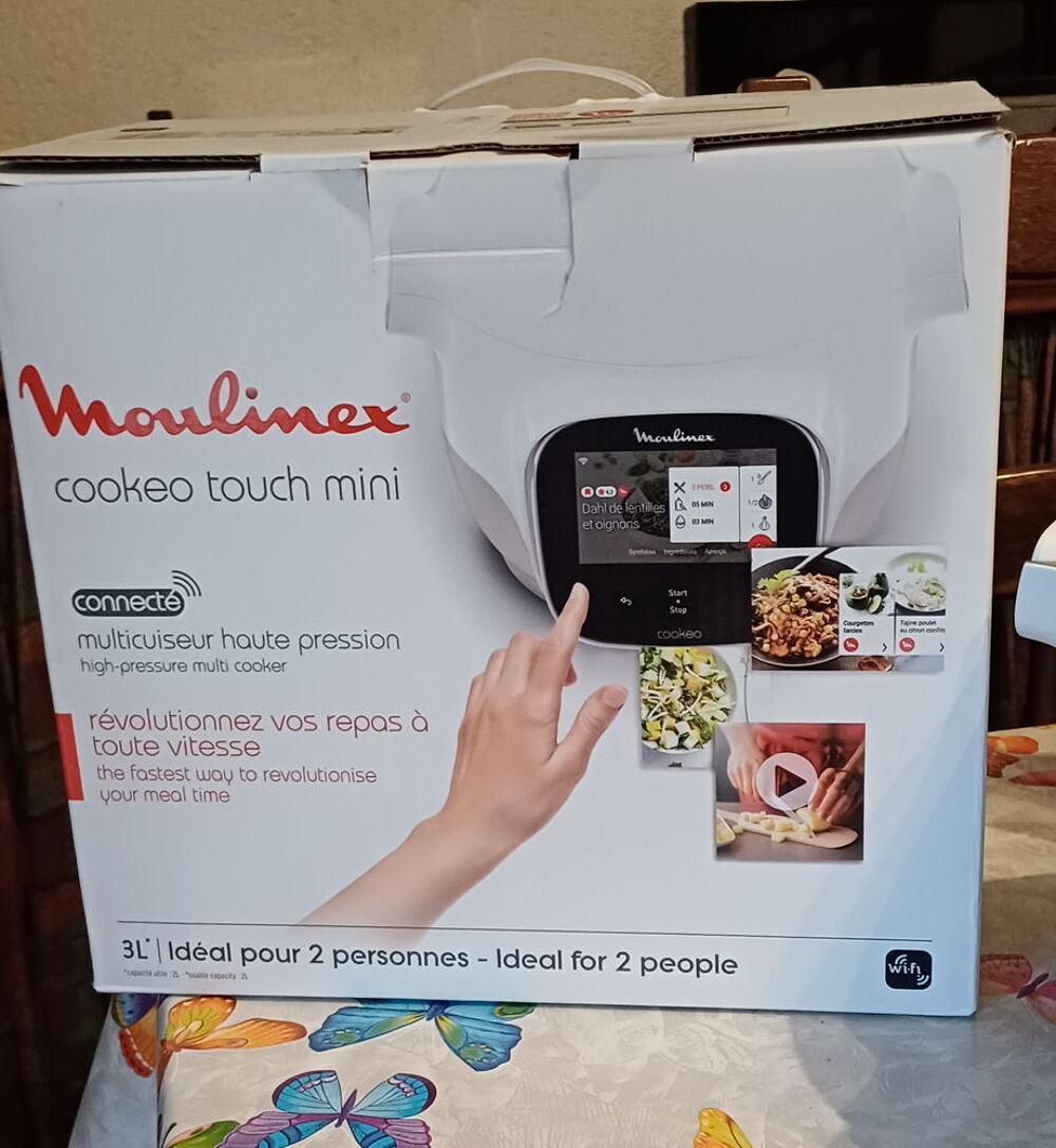 MOULINEXCookeo Touch WiFi Mini, Multicuiseur connect&eacute; Electromnager
