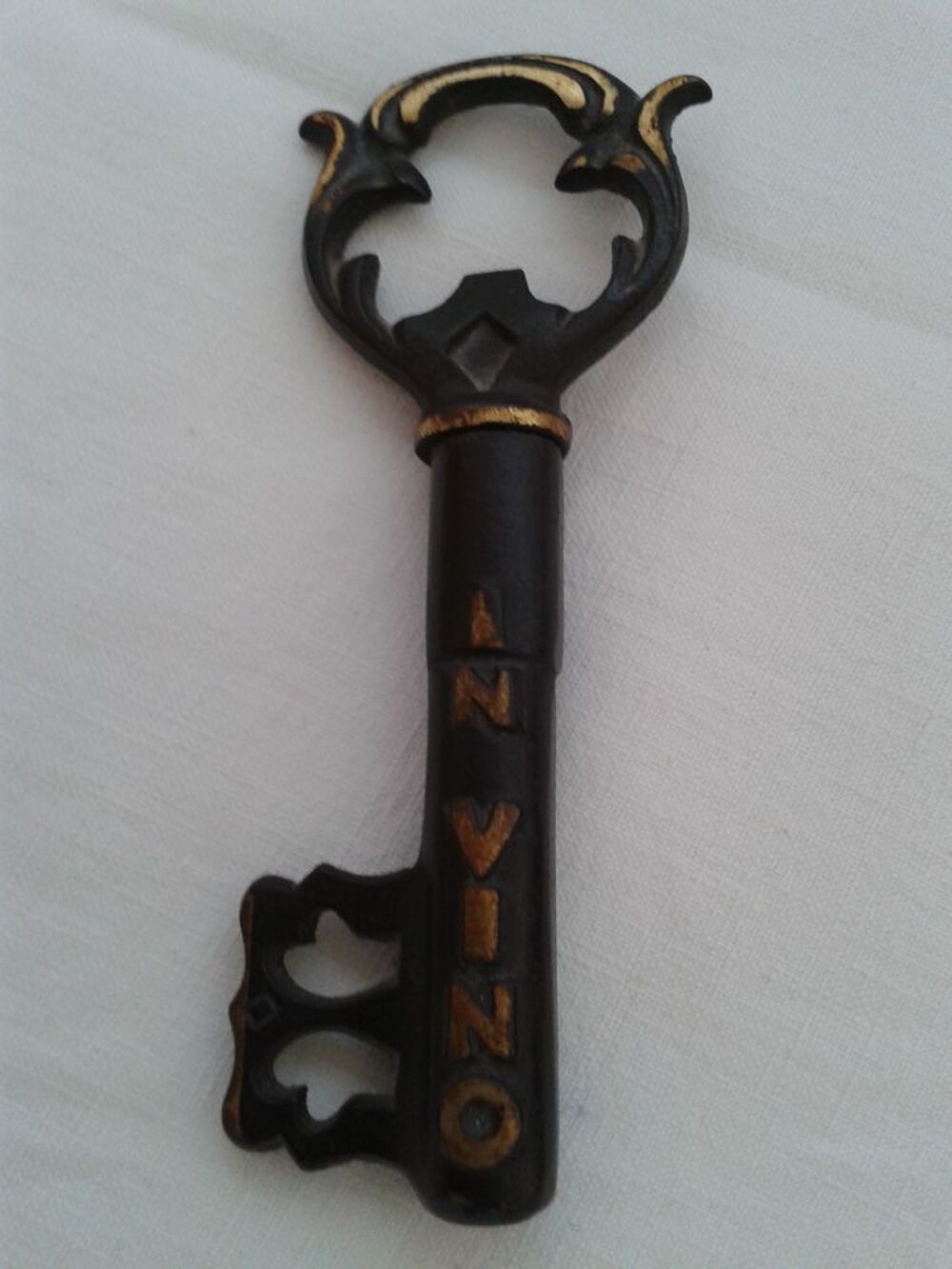 Tire bouchon en bronze en forme de clef Cuisine