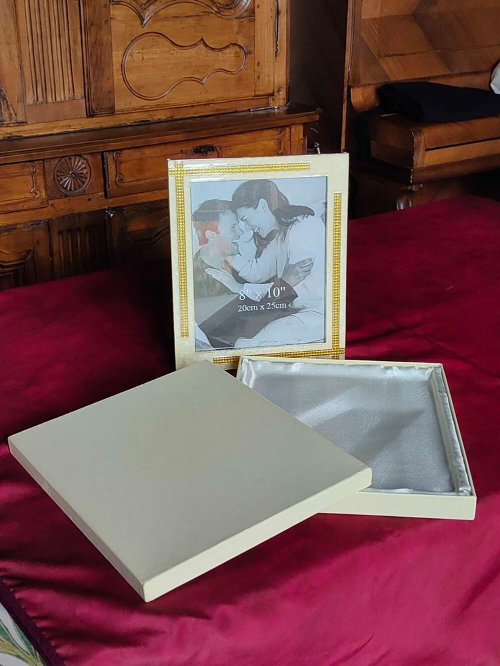 Cadre photo 20 cm x 25 cm avec sa boite Décoration