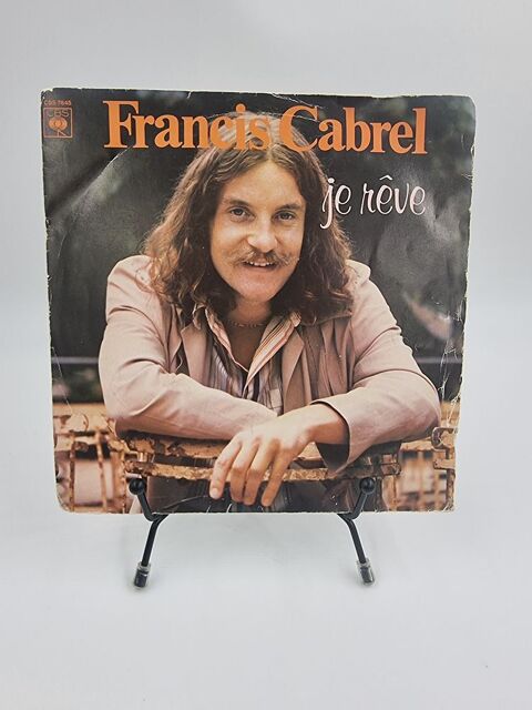 Vinyle 45 tours Francis Cabrel : Je Rêve avec fourreau 3 Vulbens (74)