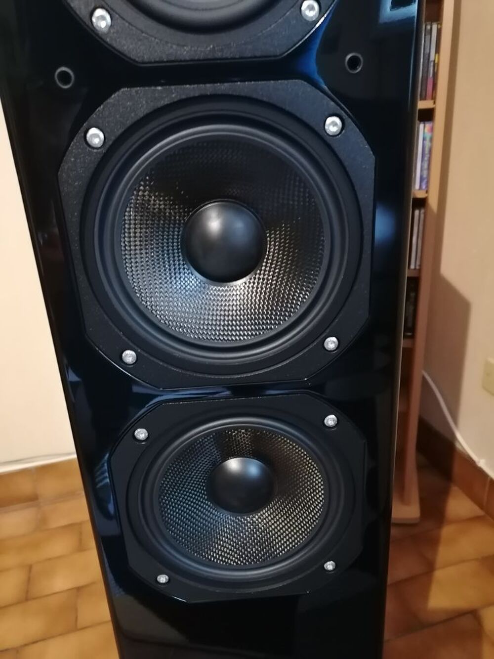 Enceintes KELINAC 714 MG laqu&eacute;e Noire Audio et hifi
