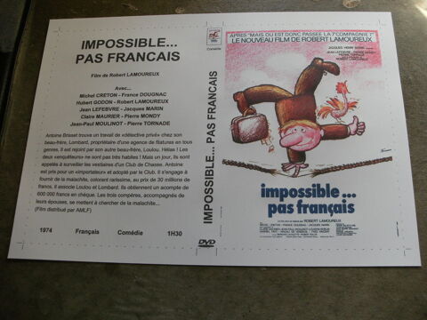 Film :   Impossible pas Fran�ais   40 Saint-M�dard-en-Jalles (33)