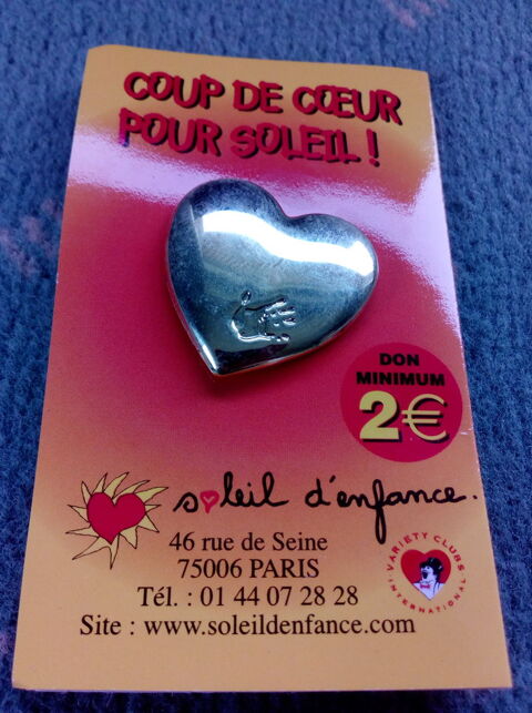 �pinglette  Coup De C?ur Pour Soleil D'Enfance  2 Arques (62)