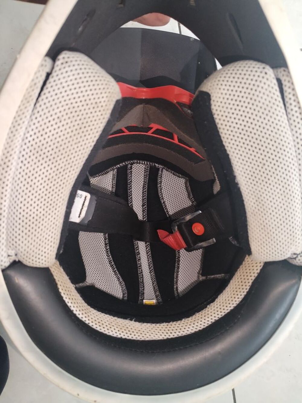Casque de moto cross vtt + lunettes Vêtements