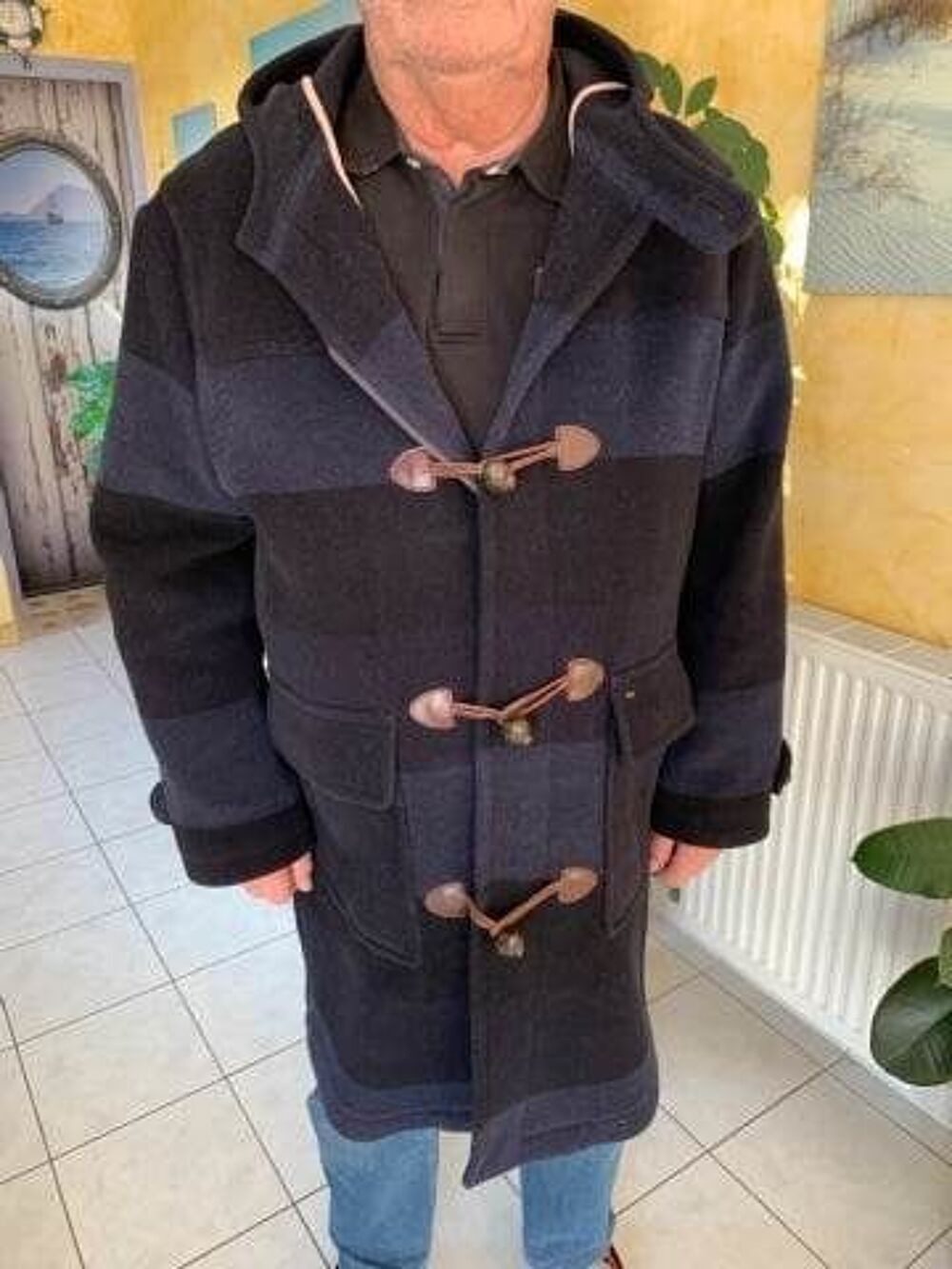 Achetez duffle coat bleu quasi neuf annonce vente La Turballe