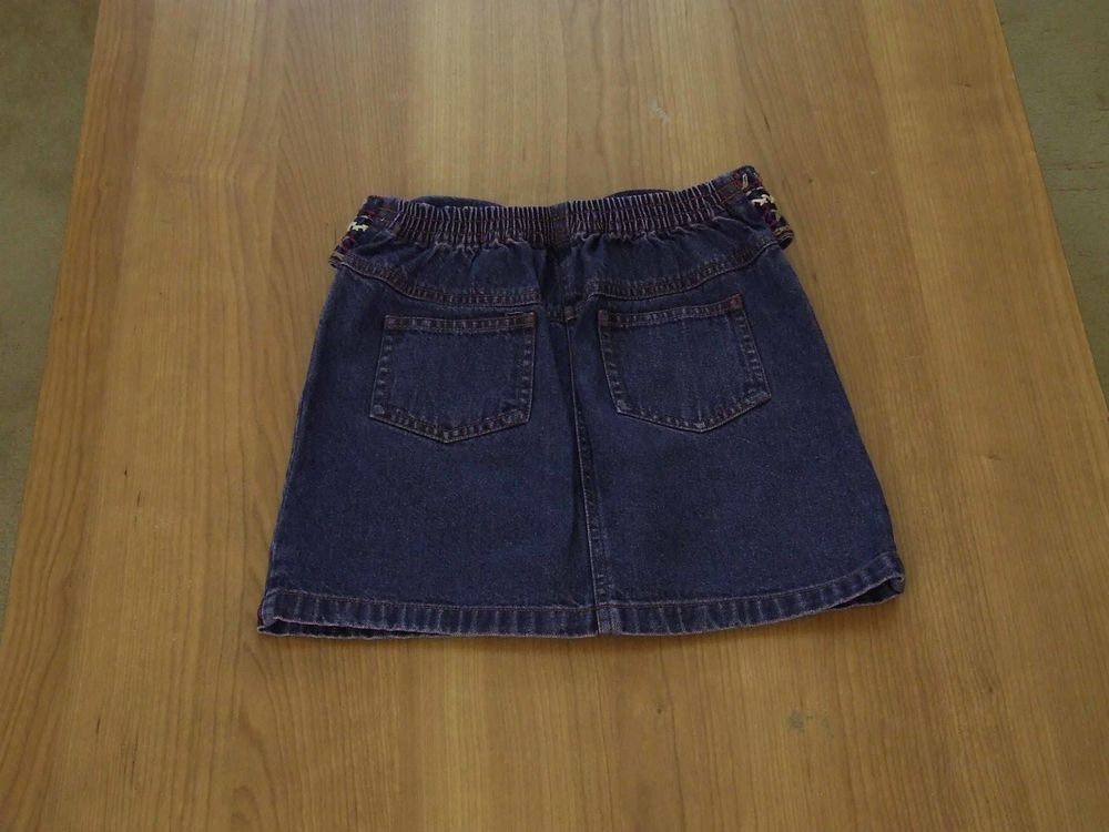 Jupe en jeans, taille &eacute;lastiqu&eacute;e, bleue, C&amp;A, 6&nbsp;ans, TBE Vêtements enfants