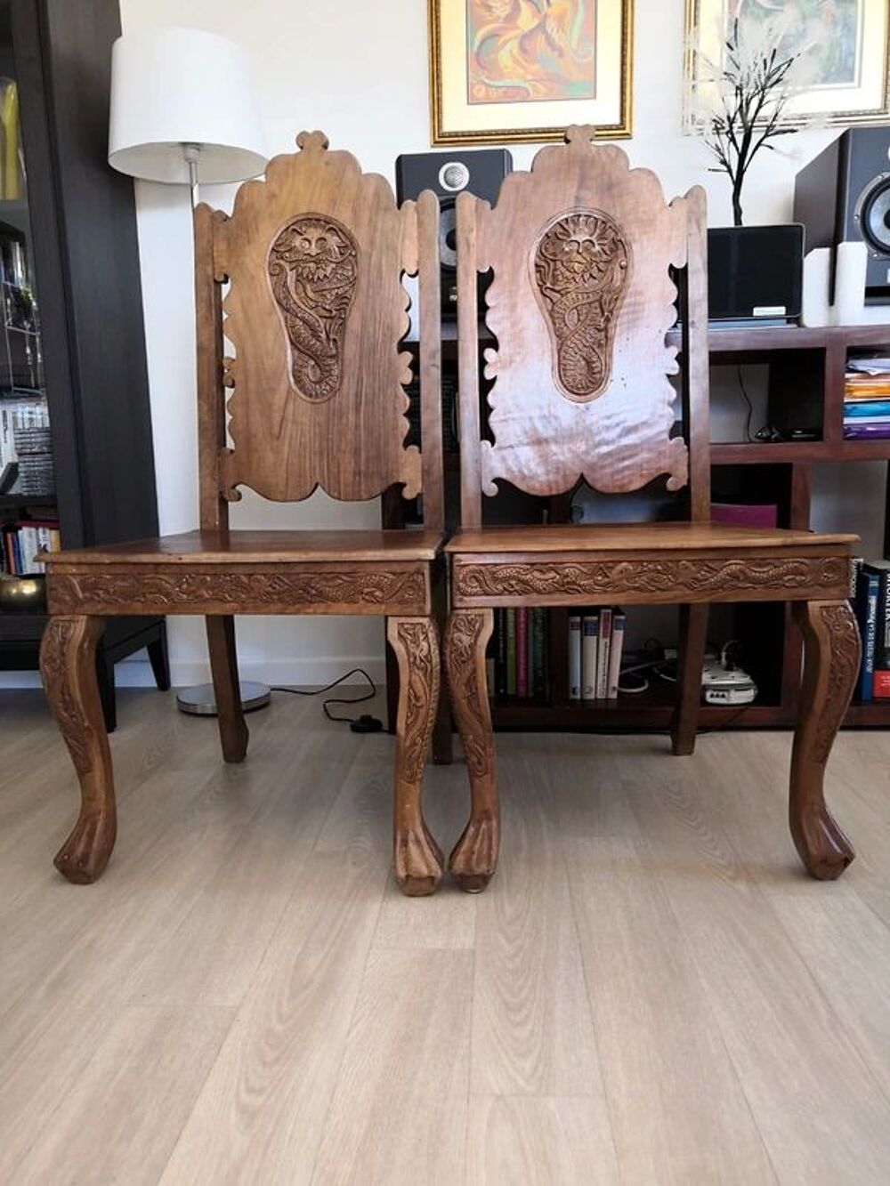 Chaises Indiennes Noyer du Radjasthan Meubles