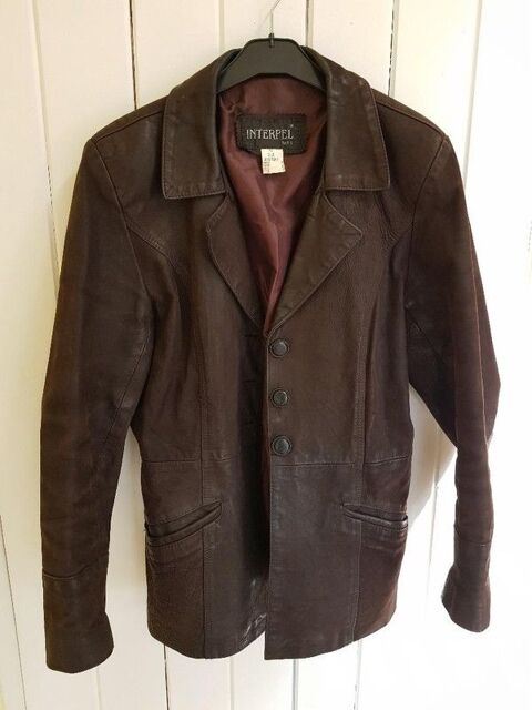 Blouson croute de cuir femme shop