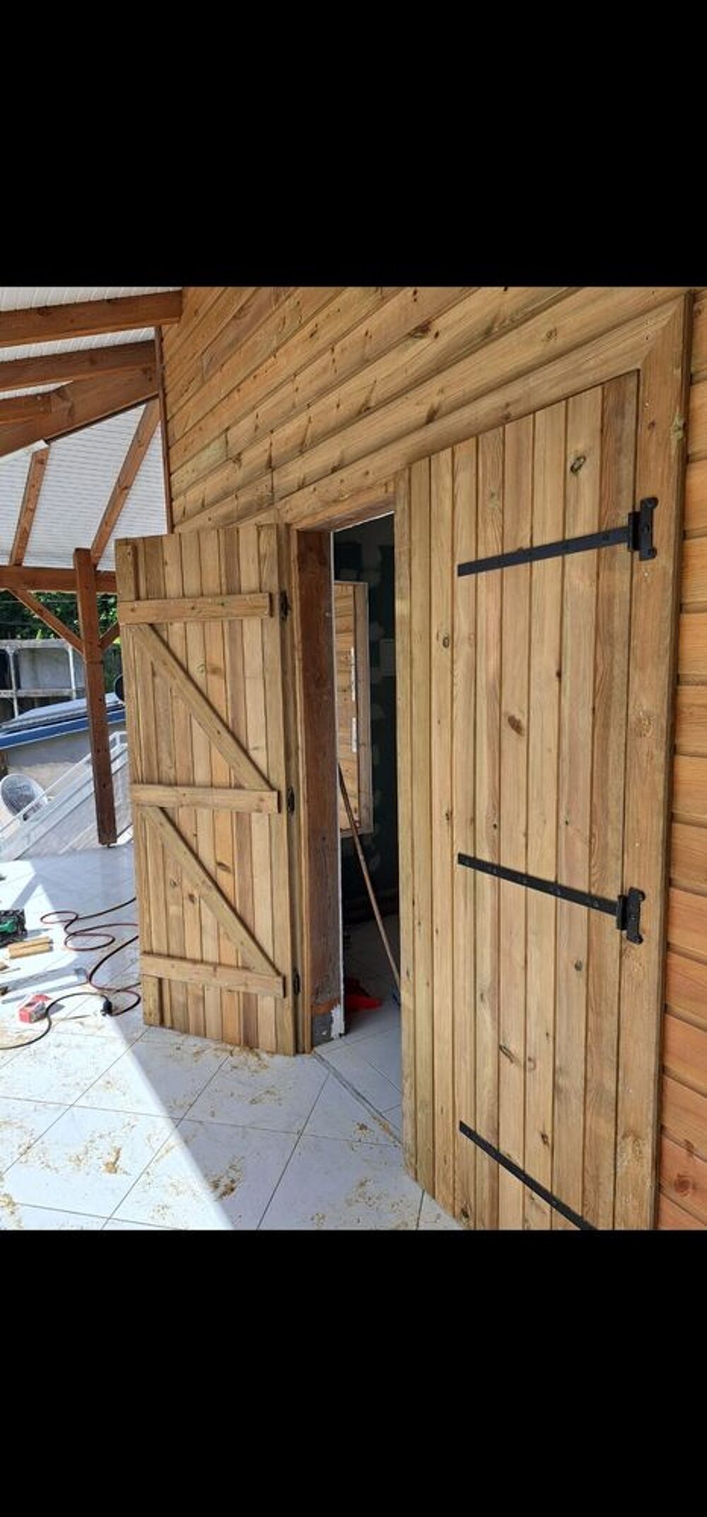 de deux portes battantes en bois Meubles