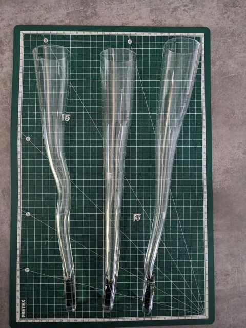 3 verres cornes a boire de 35 � 40 cm champagne bi�re vin co 13 Marseille 13 (13)