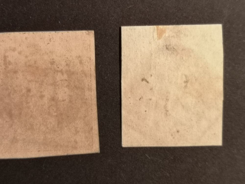 Timbres Yvert 3&deg; et 3a&deg; 